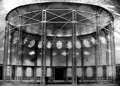 orld’s First membrane roof and lattice shell by Shukhov  in the Novgorod All-Russia Exhibition1896