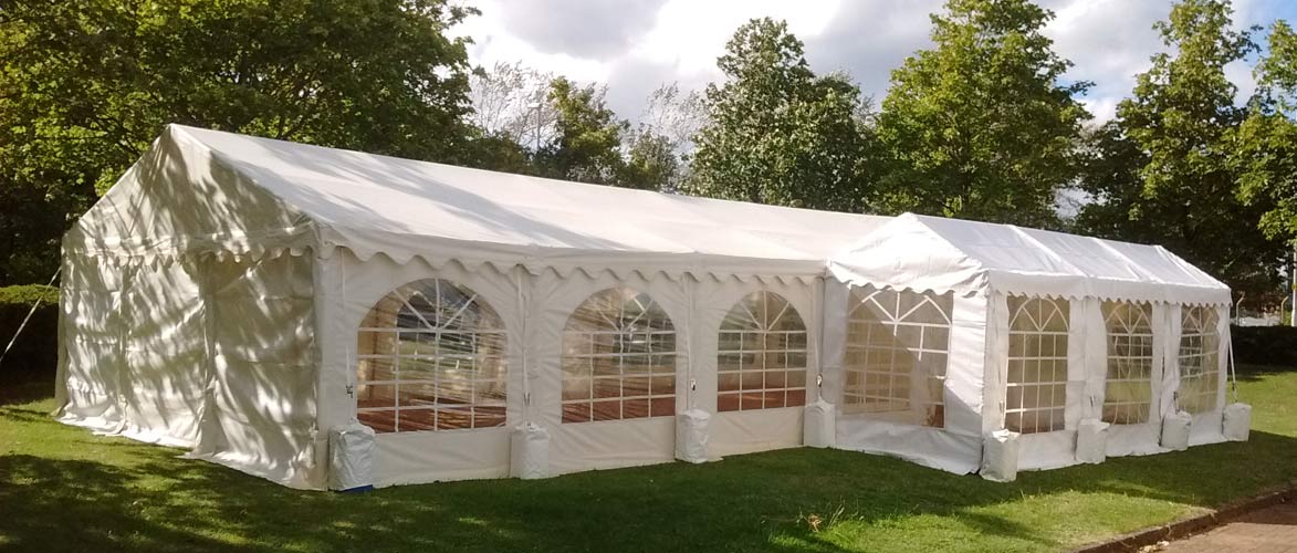 large party marquees in the gala style for events and functions