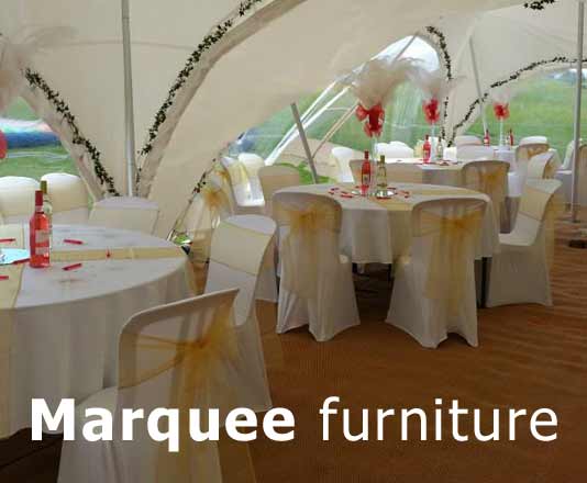 marquee furniture hire for wedding marquee 