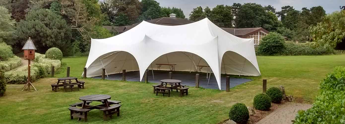 country garden style marquees for hire in Northants