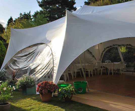 capri marquees - modern styling and inter-connecting